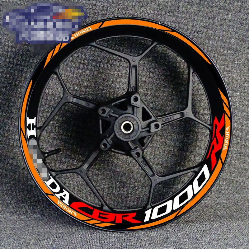 新款CBR650FCBR600RRCBR1000RR F5轮毂车圈轮框改装反光防水贴花