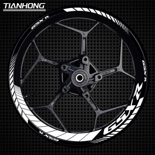 适用GSX250R6001000轮毂钢圈贴纸