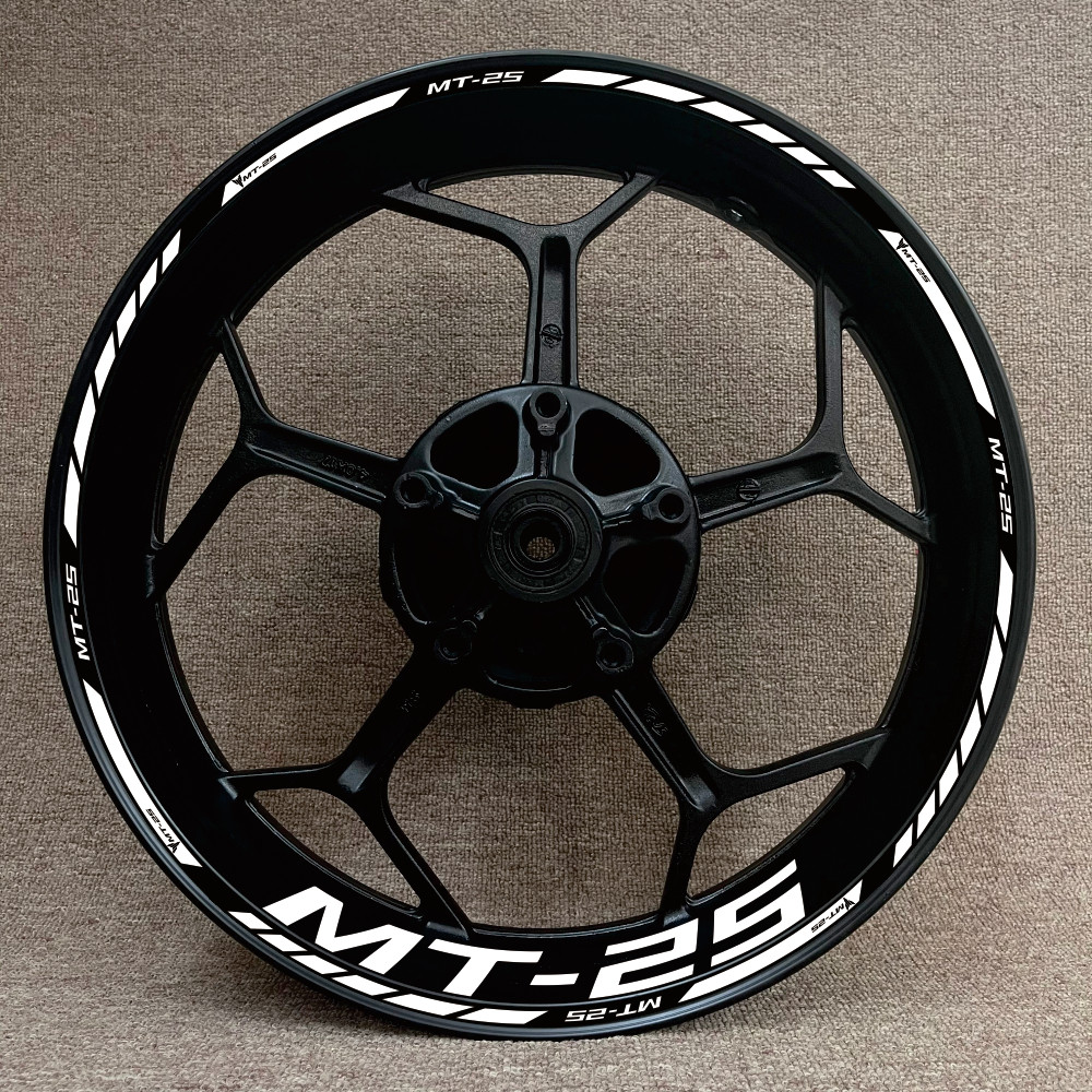 MT-25改装反光轮毂框车钢圈