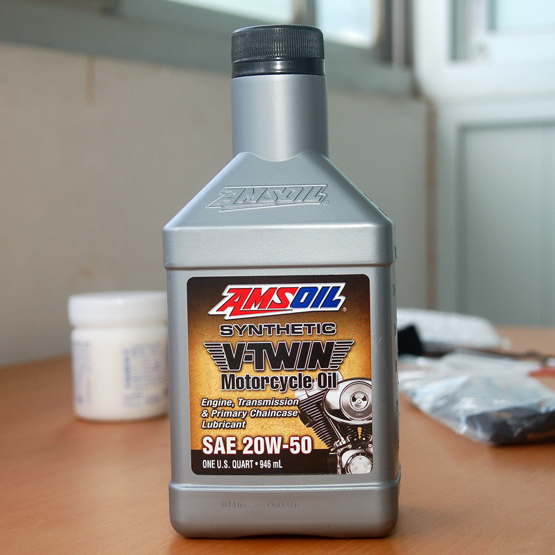 美国AMSOIL安索MCV 20W-50润滑油 全合成摩托车机油 哈雷专用机油