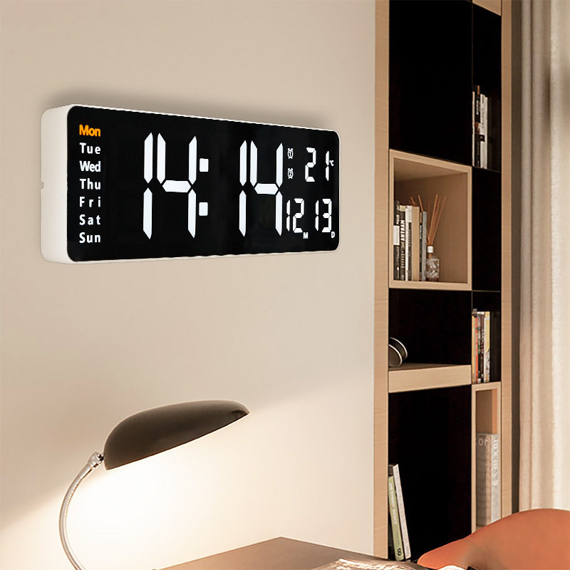 Wall clock a living room number clocks and watches household modern Big screen Mute multi-function LED Calendar Noctilucent Electronics Clockin the Home Daily , Bell , Wall clock  category - from Buy2taobao.com to provide professional Taobao agent buy service