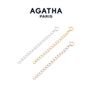 AGATHA 新年礼物 瑷嘉莎延长链925银DIY项链手链可调节链条法式