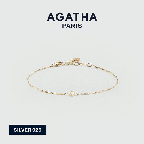 AGATHA/瑷嘉莎经典璀璨系列泡泡手链法式轻奢气质设计感