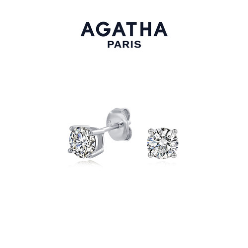 气质耳钉AGATHA通勤简约