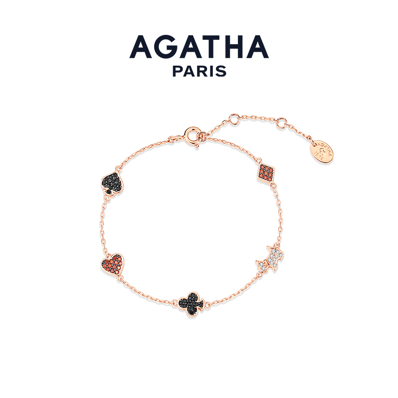 法式扑克元素手链AGATHA