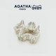 AGATHA 瑷嘉莎小狗抓夹法式 鲨鱼夹发夹高级感轻奢新年礼物