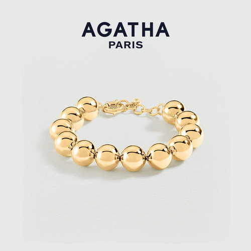 AGATHA/瑷嘉莎圆梦系列串珠手链法式轻奢设计感气质日常通勤