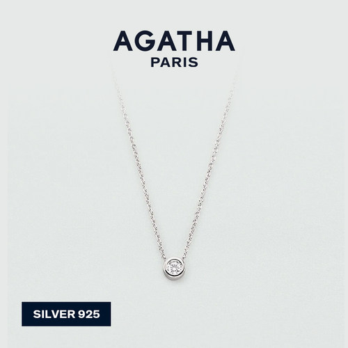 经典璀璨银色泡泡项链AGATHA