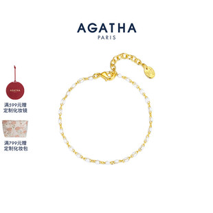 瑷嘉莎经典 520礼物 AGATHA 串珠系列小珠珠优雅精致复古手链