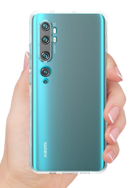 适用于小米cc9pro手机壳透明防摔