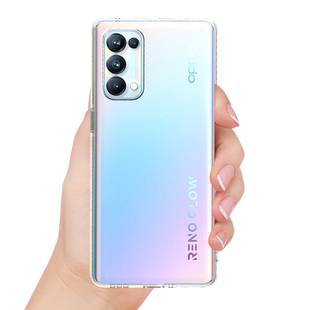 希凯适用opporeno5pro手机壳OPPO Reno5透明5K保护套RENO5PRO 5PRO+新款硅胶外壳防摔全包边软男女个性创意潮