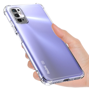 希凯适用红米note10手机壳透明Redminote10pro气囊软5G新款小米NOTE10PRO硅胶防摔全包边男女简约潮个性创意