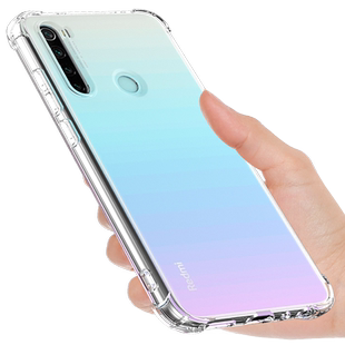 希凯适用红米NOTE8手机壳小米note8pro气囊透明软壳Redmi8 8a新款硅胶防摔全包边男女潮个性创意指环支架简约