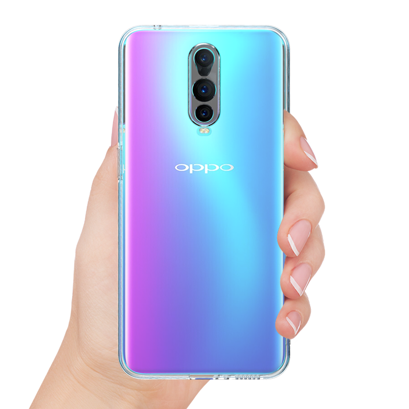 希凯适用oppor17pro手机壳OPPO R17保护套新款硅胶外壳R17PRO防摔全包边透明软壳男女个性创意手机套指环支架