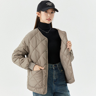 内胆女短款轻薄款保暖棉衣宽松显瘦加肥大码休闲内穿棉袄羽绒棉服