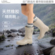 女款 成人外穿厚底通勤雨靴户外徒步防水防滑不累脚时尚 款 雨鞋 水鞋