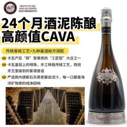 高颜值Cava西班牙SeguraViudas Reserva珍藏卡瓦香槟女生起泡酒