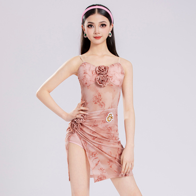 FDK新款女童拉丁舞服练功演出服
