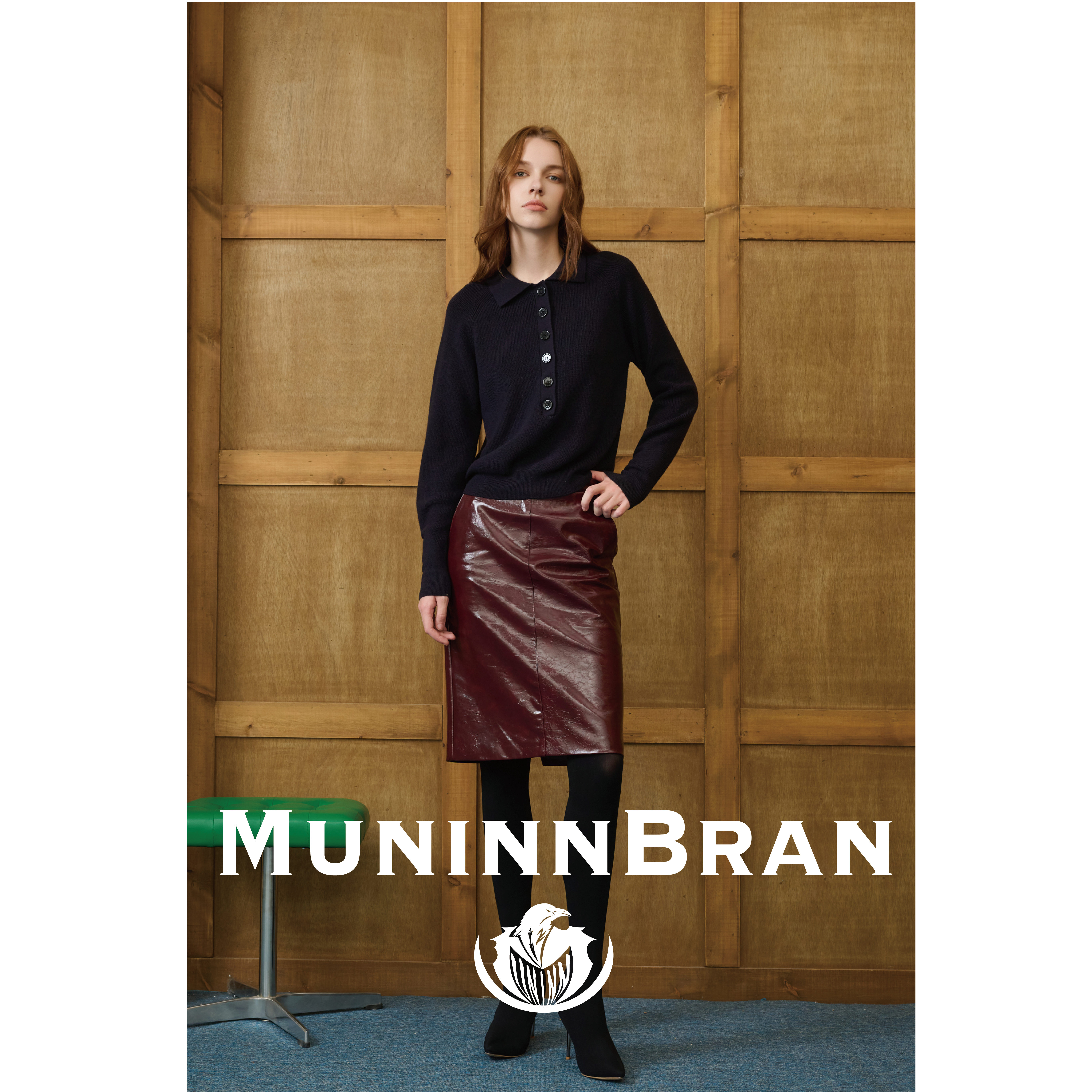 MuninnBran木宁设计师半身裙