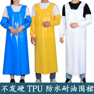TPU环保围裙防水油易清洁耐脏