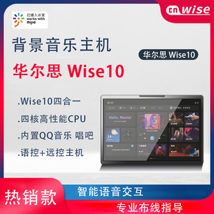 wise10智能家居背景音乐主机系统吸顶喇叭音响控制器 华尔思