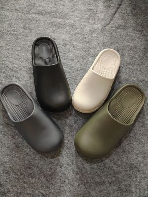 外贸微瑕）高品质厨师鞋手术室包头拖鞋厚底防水踩屎感开车沙滩鞋