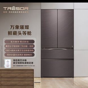 海信璀璨TR-650U8FZ1QA 真空头等舱自动制冰双系统四循环风冷冰箱
