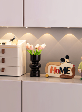 胖虎玄关摆件高级感入户鞋柜钥匙收纳盒置物架客厅软装桌面抽屉盒