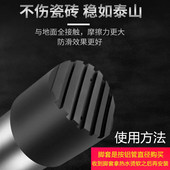 黑色加厚伸缩人字梯升降梯防滑耐磨塑胶脚套铝合金竹节梯圆形脚套