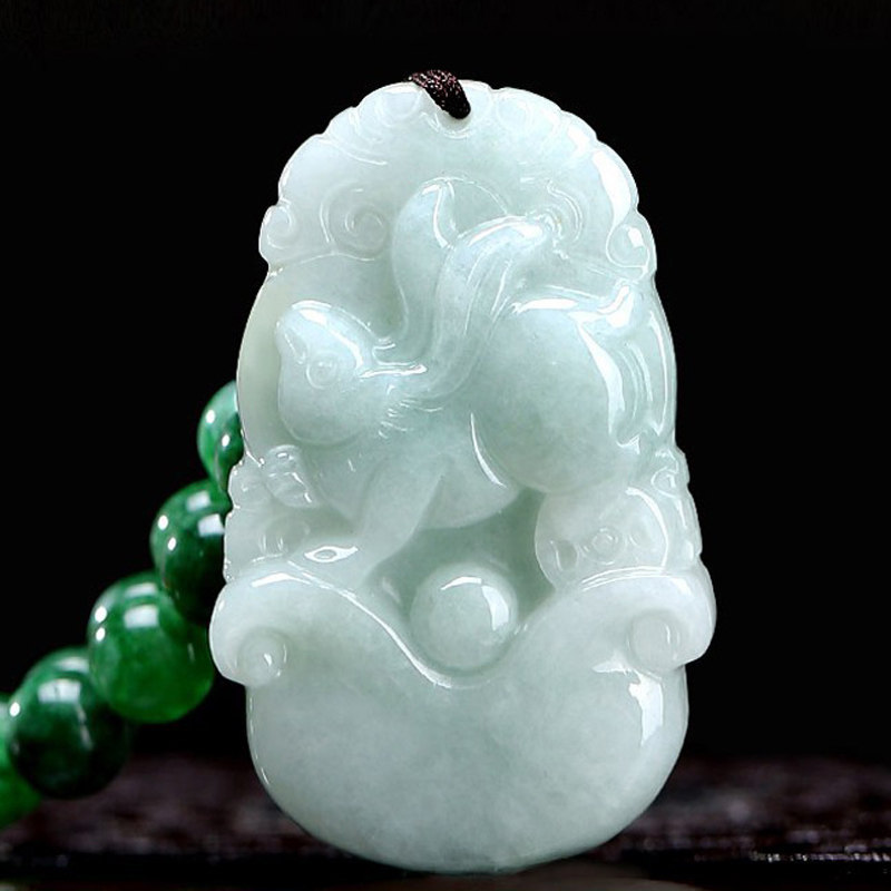 Fukumitsu Shines Birthdays customized Emerald Pendant Safety Jade card Necklace Take it with you Pendantin the Accessories/Fashion Jewelry, Pendant/Pendant  category - from Buy2taobao.com to provide professional Taobao agent buy service
