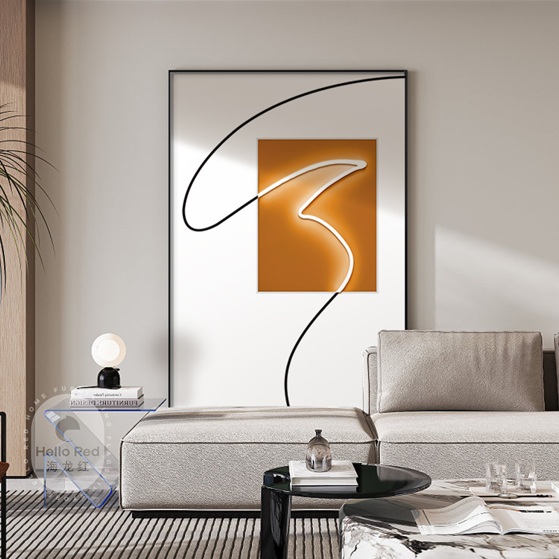 极简线条抽象客厅装饰画现代简约玄关画高级感艺术沙发背景墙挂画
