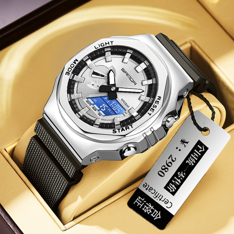 炫酷手表男士多功能初高中学生青少年户外运动防水潮流夜光电子表