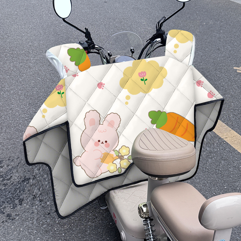 电动车挡风被四季通用春秋冬新款