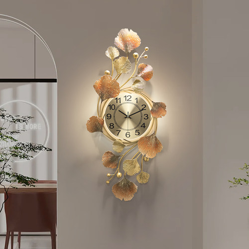 创意轻奢高级感客厅挂钟