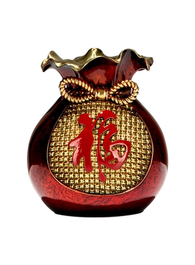 飞鸟集黄铜古法失蜡工艺招财摆件