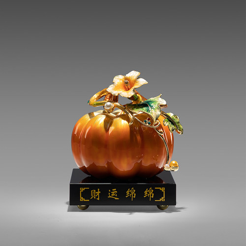 创意轻奢财运绵绵南瓜工艺品