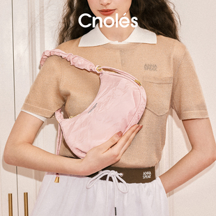 Cnoles蔻一锦感云朵包多巴胺包包女2026新款手提小拎包单肩腋下包
