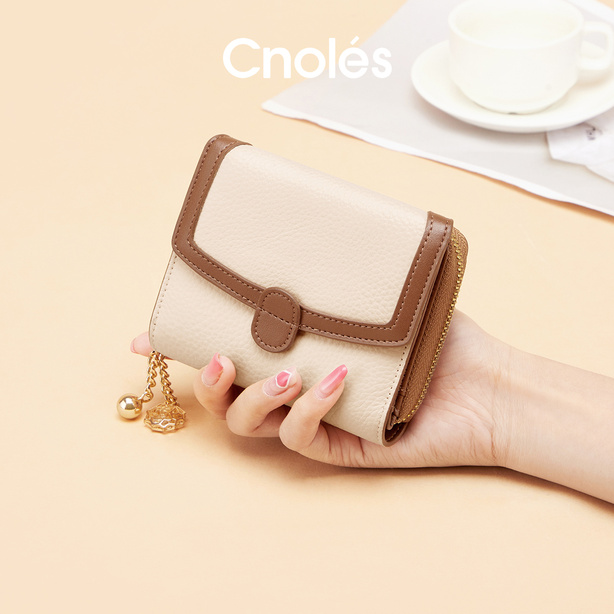 cnoles专柜正品轻奢女包