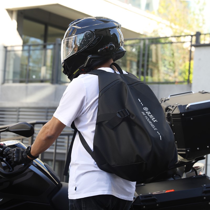 潮道/骑行防泼水反光头盔包