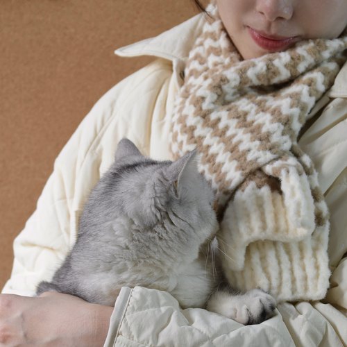 名辰方式围巾编织材料包暖冬礼物