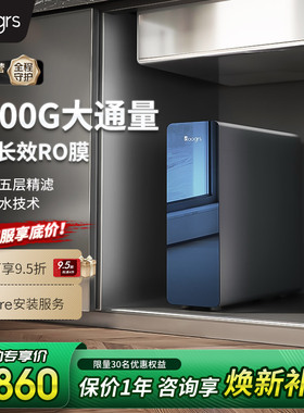 daogrs T12净水器直饮家用过滤器自来水RO反渗透前置净水机1200G