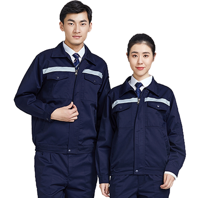 长袖工作服套装男反光条劳保服煤矿耐磨道路工程服环卫保洁工装
