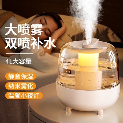 【官方热推】4L双口大喷雾加湿器