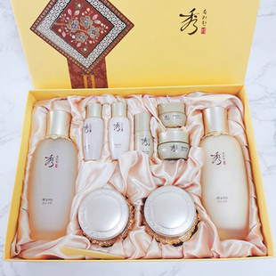 韩国秀雅韩 酵焕颜沁肤本草 水+乳+2面霜 套装日期新鲜