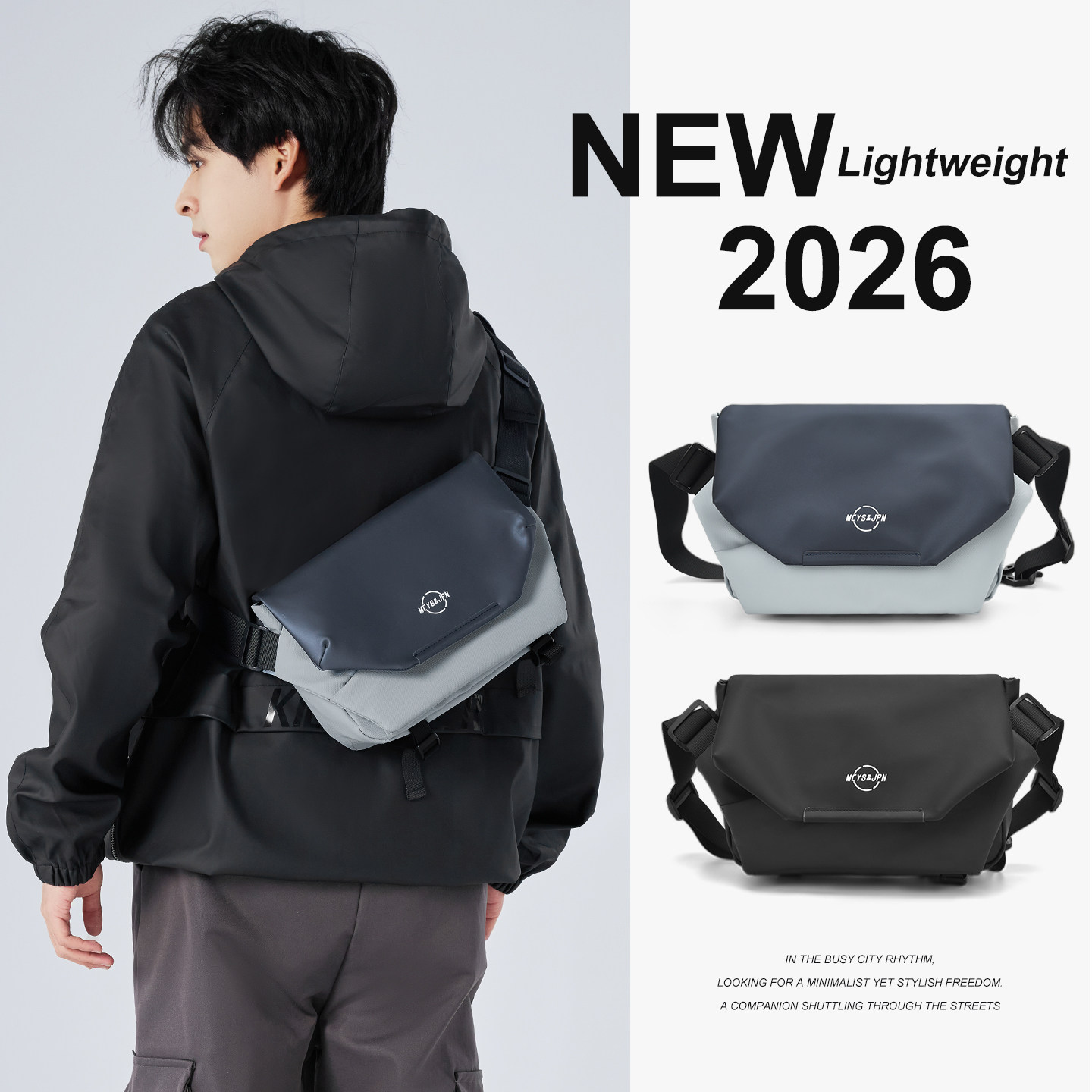 斜挎包男士包包潮牌ins工装风单肩包日系休闲背包男包邮差包胸包,箱包皮具/热销女包/男包,男士包袋,淘宝优惠券,粉丝福利购,淘宝优惠卷