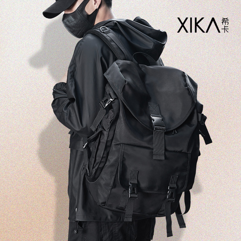 双肩包男士大容量旅行包机能背包