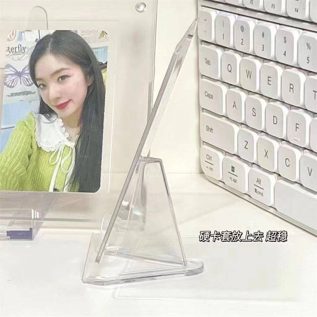 同款吧唧展示架三角架摆件吧唧展示追星小卡三角展示架ins
