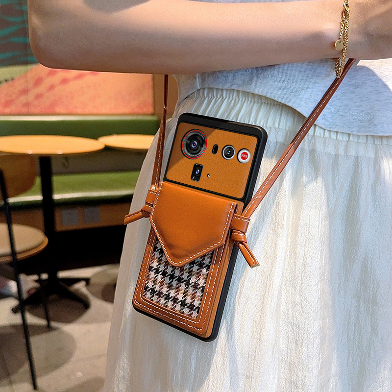 适用于努比亚Z80Ultra手机壳格纹