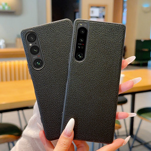 适用于sonyxperia1ii手机壳真皮xperia1 iii保护套奢华索尼Xperia1V高档xperia1ii马克兔超薄Xperia1VI商务