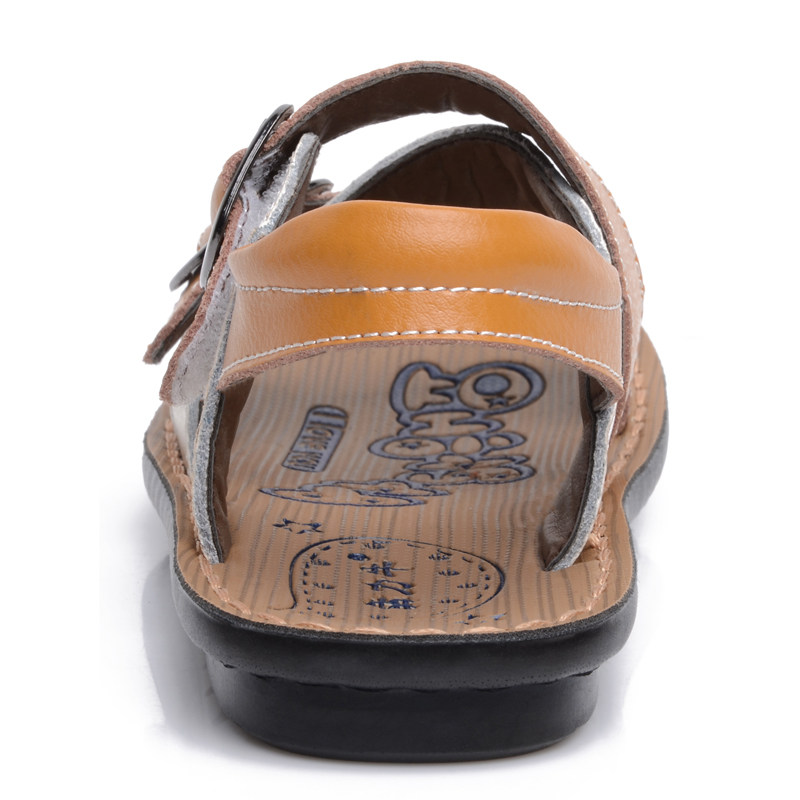 Chaussures enfants en cuir orteil suture de voiture pour été - Ref 1038138 Image 5